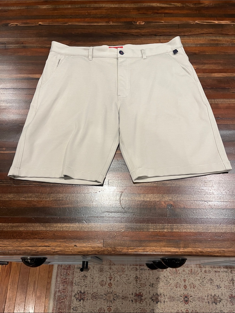 Men's Halsey Casual Performance golf Shorts in Light Beige size 36